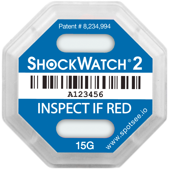 Spotsee Shockwatch 2 schokindicator