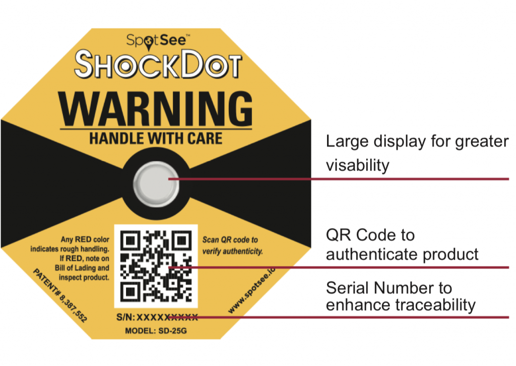 ShockWatch ShockDot information