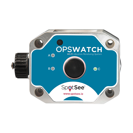 Shockwatch spotsee opswatch monitor trillingen
