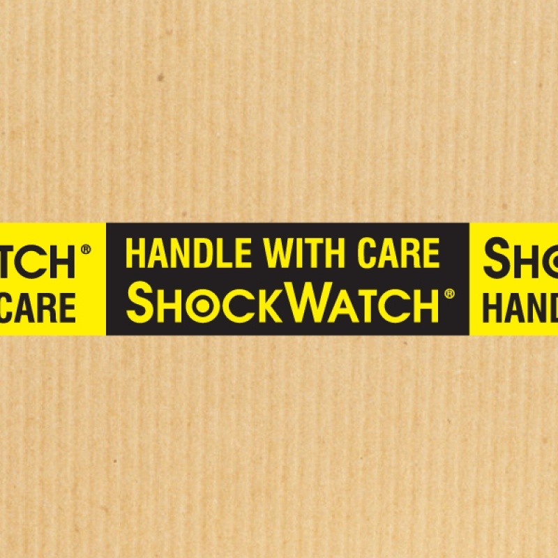 Spotsee Shockwatch label alert tape