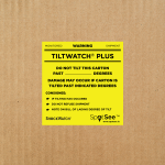 shockwatch tiltwatch plus begeleidend label